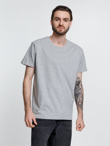 Футболка унисекс Ankara, серый меланж 