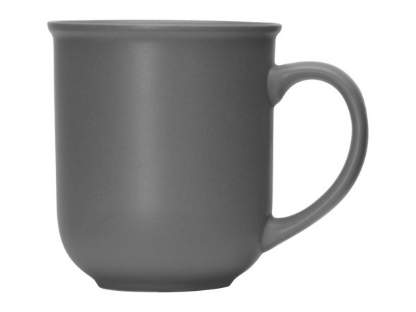 Матовая кружка Susan 380мл в цвете с двух сторон, серый 