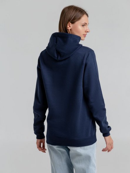 Толстовка с капюшоном Snake II темно-синяя 