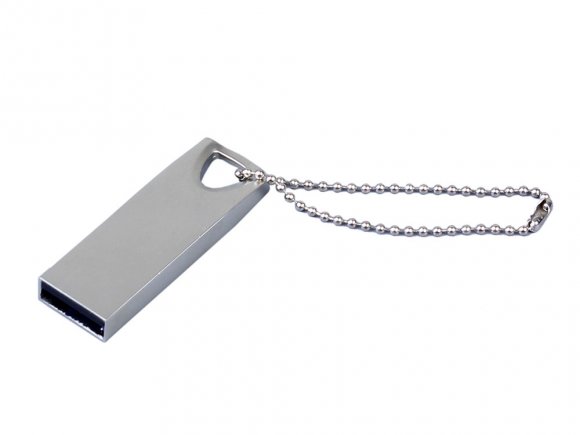 USB 2.0-флешка на 64 Гб с мини чипом, компактный дизайн, стильное отверстие для цепочки 