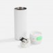 Термостакан X1 с цветной кнопкой, белый с зеленым 