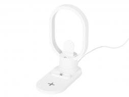 Беспроводная зарядная станция 4-в-1 Portal c лампой, 15 Вт, белый