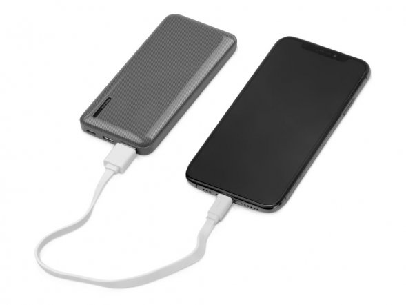 Внешний аккумулятор Evolt Mini-5, 5000 mAh, серый 