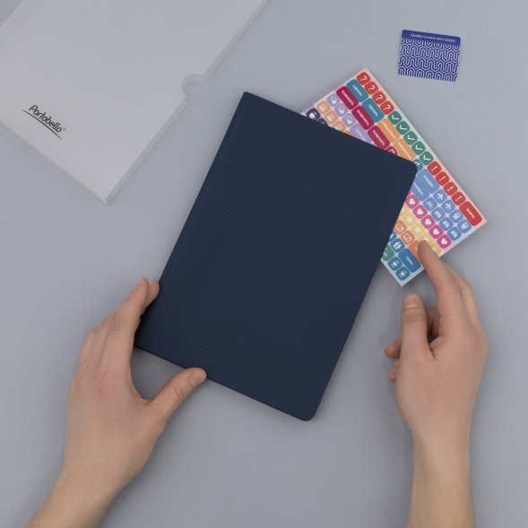 Ежедневник Rain недатированный, синий 