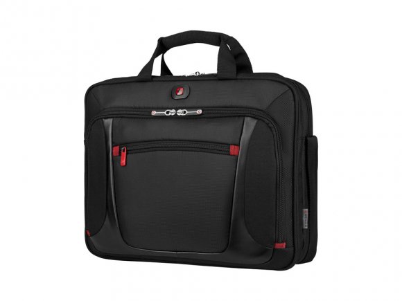Портфель для ноутбука 15'' WENGER Sensor, черный, полиэстер/ПВХ, 40 x 15 x 33 см, 9 л 