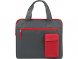 Конференц сумка Session, серый/красный 