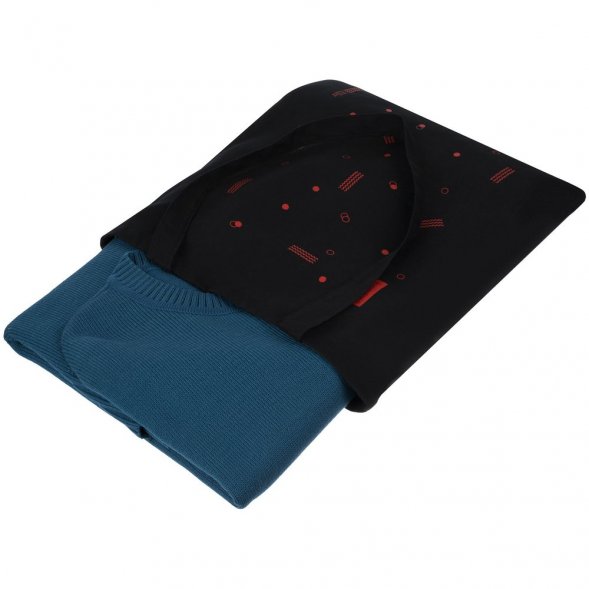 Джемпер оверсайз унисекс Stated в сумке, синий (морская волна) 