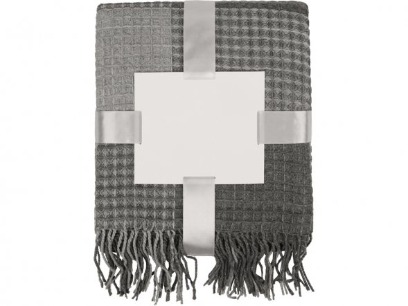 Плед акриловый Gaufre, серый 