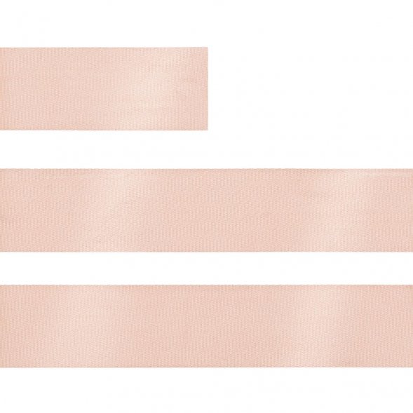 Лента сатиновая Satin 20 XL, светло-бежевая, 160 см 