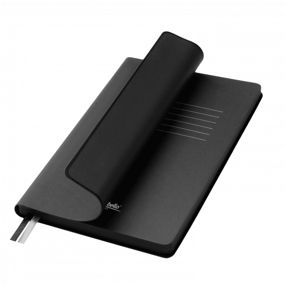 Ежедневник Moon river недатированный, черный 