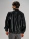 Бомбер из искусственной кожи Univer, черный 