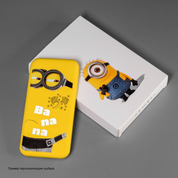 Внешний аккумулятор с подсветкой Luce Lemoni 10000 mAh, желтый 