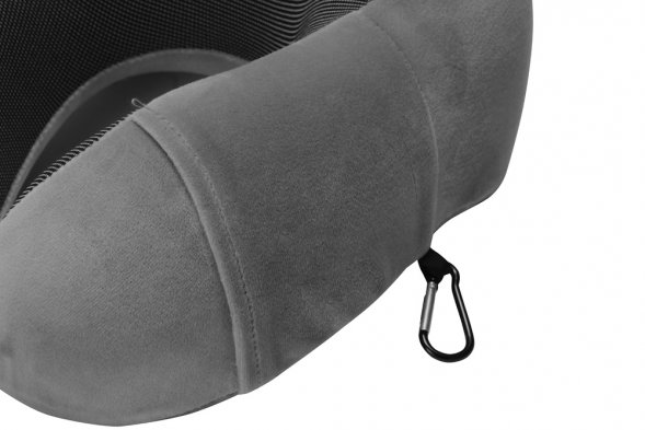 Подушка Dream с эффектом памяти, с кармашком, серый 