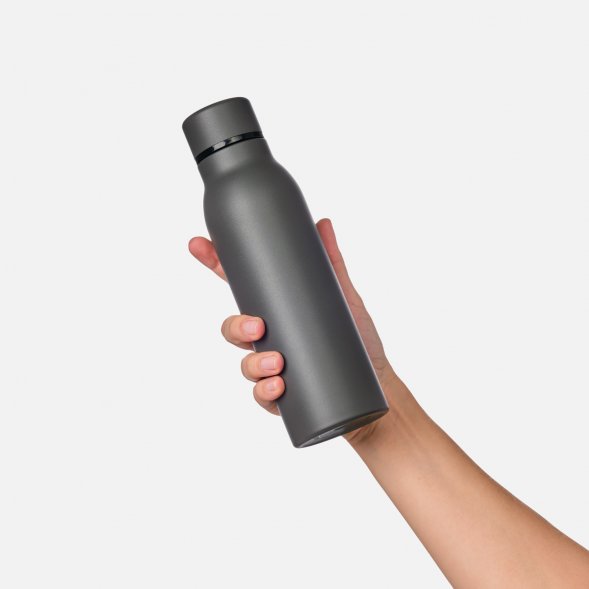 Термобутылка вакуумная герметичная Sorento, серая 