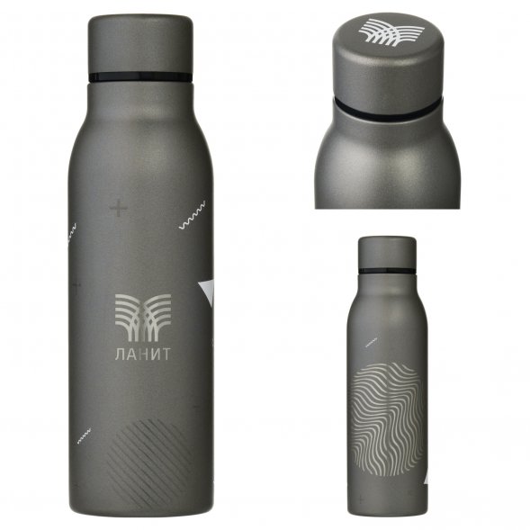 Термобутылка вакуумная герметичная Sorento, серая 