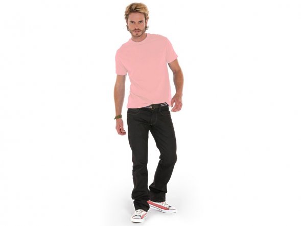 Футболка Heavy Super Club мужская, розовый 