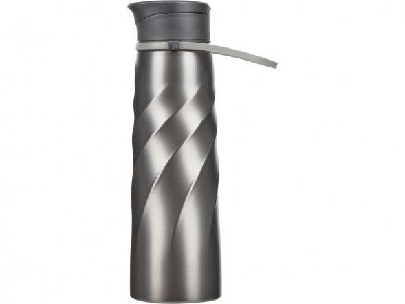 Бутылка для воды Athletica, 1000 мл, нержавеющая сталь, серый 