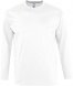Футболка с длинным рукавом Monarch 150, белая 