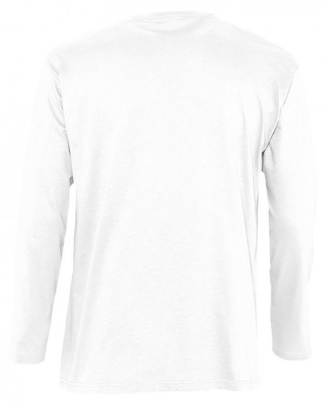 Футболка с длинным рукавом Monarch 150, белая 