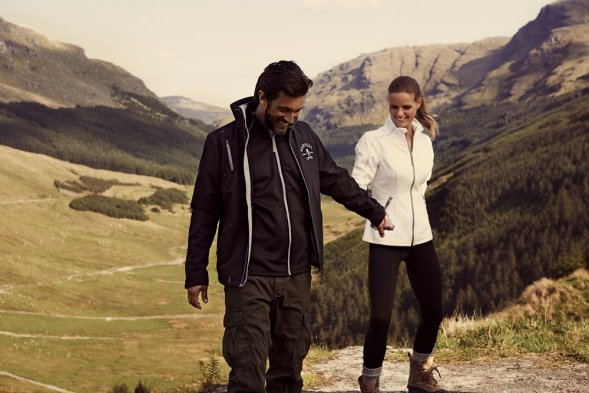 Куртка софтшелл мужская Snyder, белая 