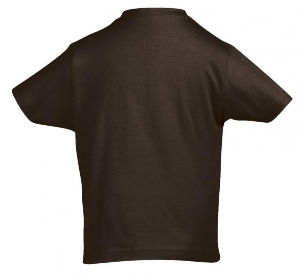 Футболка детская Imperial Kids, шоколадно-коричневая 