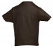 Футболка детская Imperial Kids, шоколадно-коричневая 
