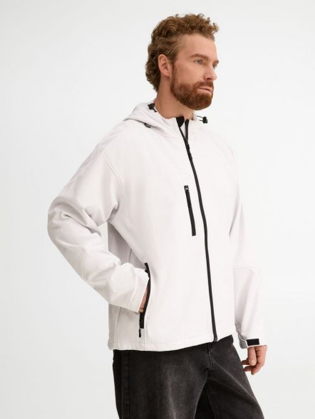 Куртка мужская с капюшоном Replay Men 340, белая 
