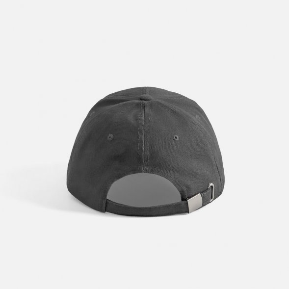 Бейсболка Buffalo, серая с оранжевым 